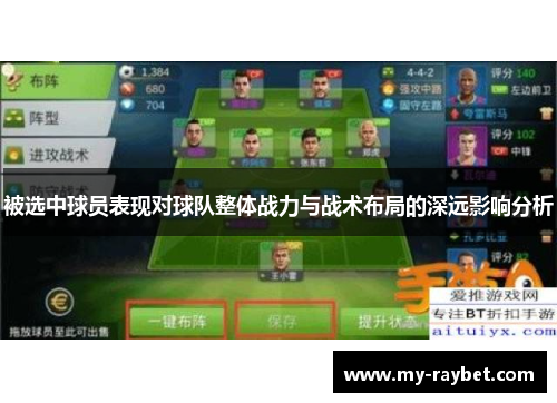 被选中球员表现对球队整体战力与战术布局的深远影响分析